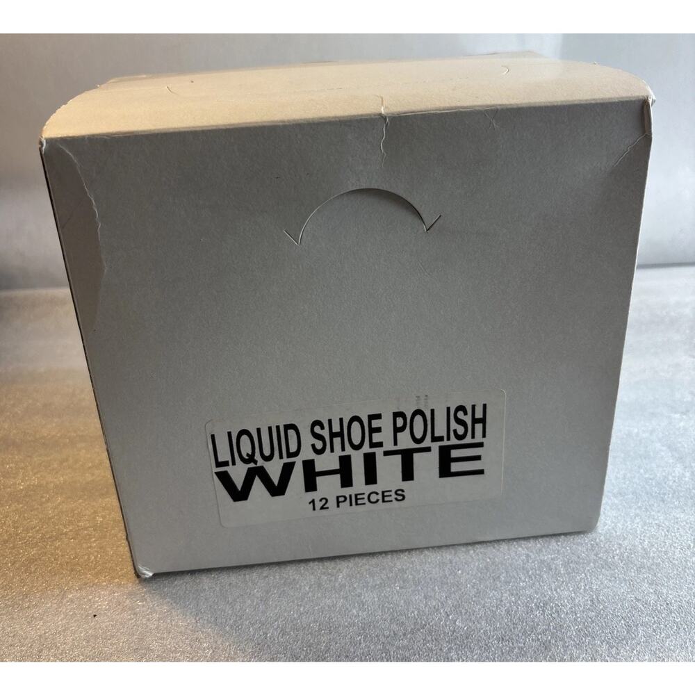 El Oso White Liquid Wax Shoe Polish 70 ml Cera Liquida Para Calzado 12 Pack